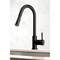 Gourmetier LS8620DL Concord Single-Handle Pull-Down Kitchen Faucet, Matte Black LS8620DL - alternate 2